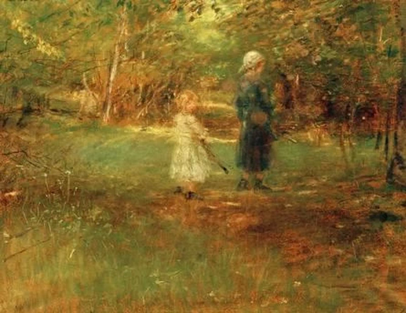 Bambini nella foresta, 1883